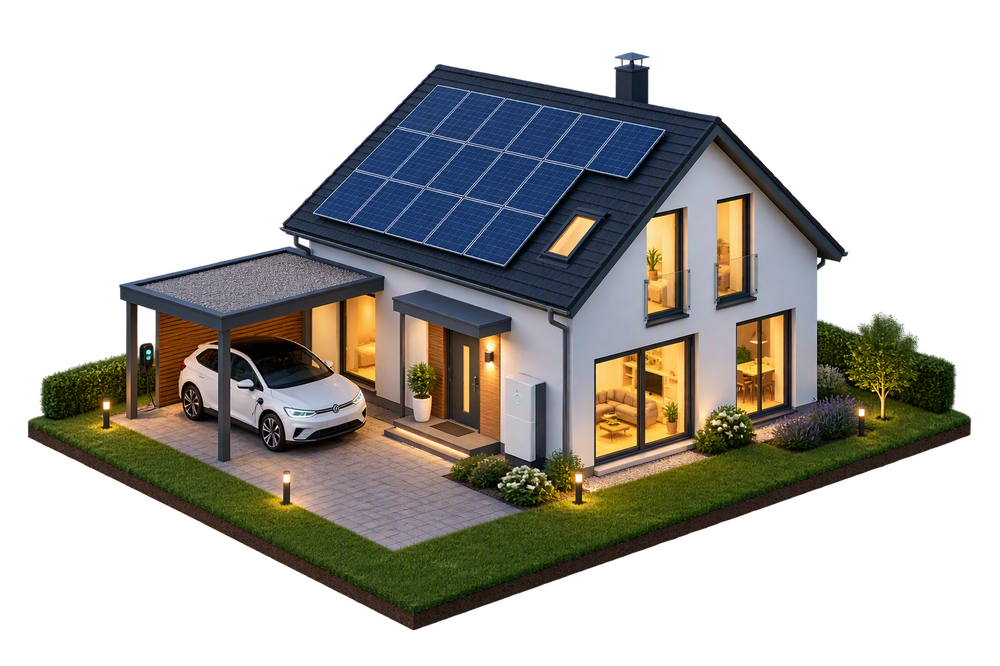 Smart Home mit PV, Speicher und Wallbox